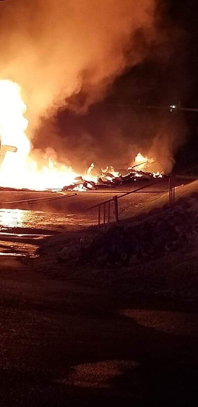 Tri Cities Flea Market Fire
